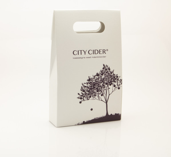 “City Cider” pudeles iepakojums