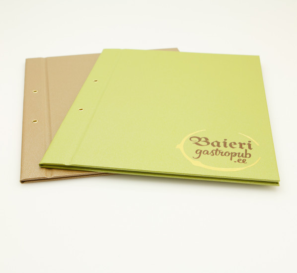 Baier menu covers